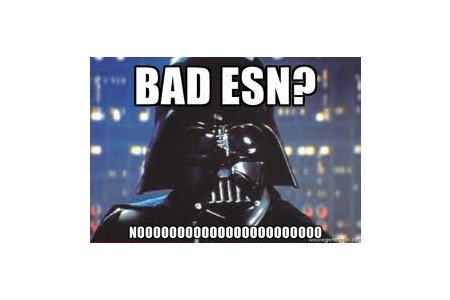 What does 'Bad ESN" mean? What does "Blacklisted" mean?