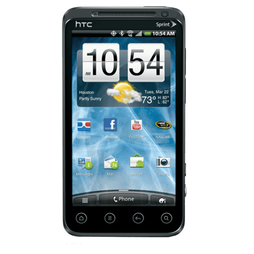 HTC Evo 3D device photo