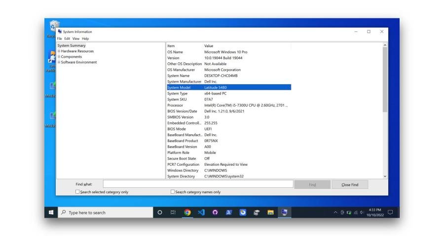 How to Identify Your Laptop Model and Specs