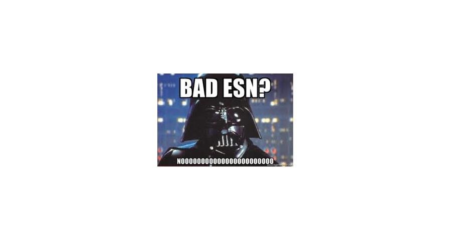 What does 'Bad ESN" mean? What does "Blacklisted" mean?
